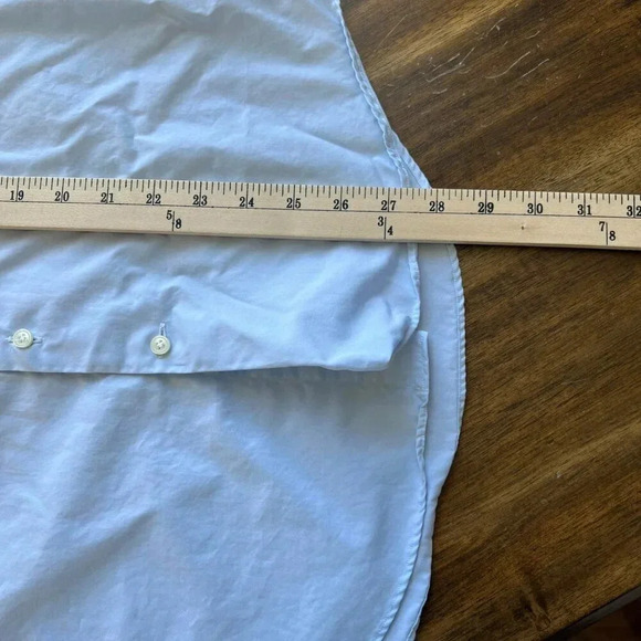 SuitSupply French Cuff Long Sleeve Button Up Dress Shirt 38/15 - Picture 6 of 7